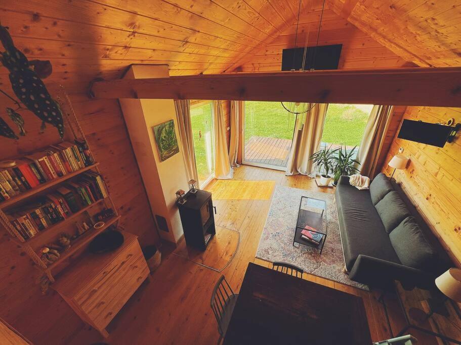 Polanka Beskid Niski Cute Cabin With Spectacular Views Hanczowa Экстерьер фото