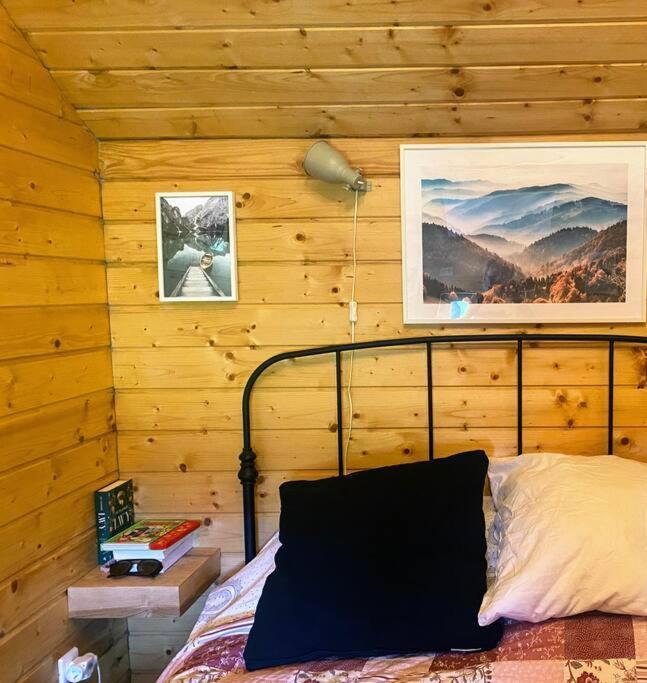 Polanka Beskid Niski Cute Cabin With Spectacular Views Hanczowa Экстерьер фото
