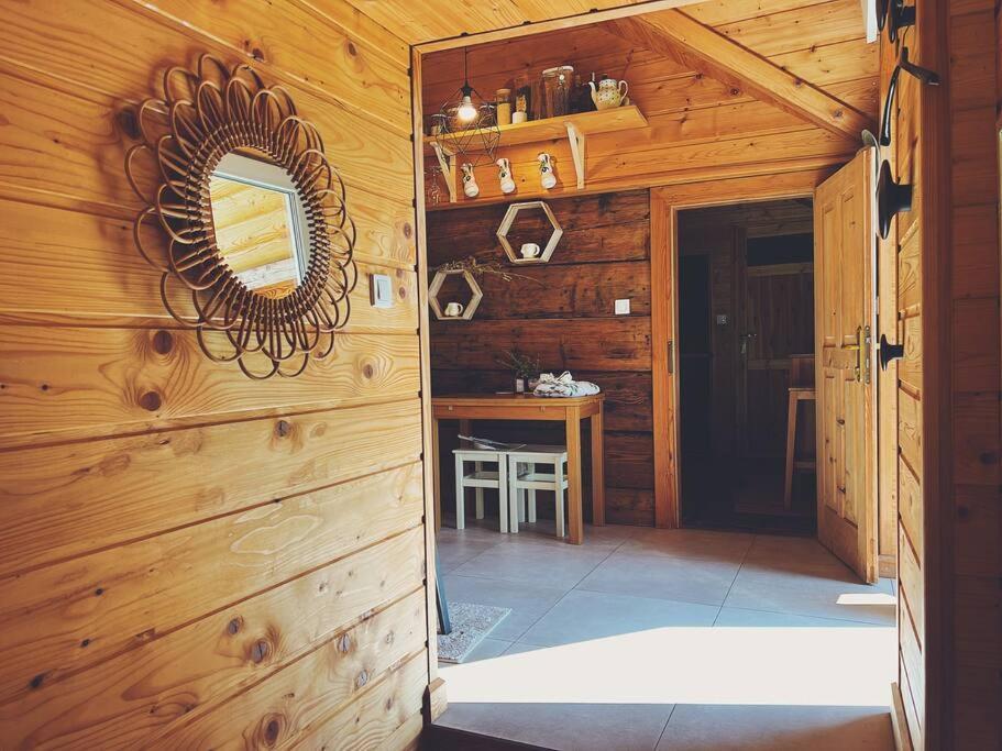 Polanka Beskid Niski Cute Cabin With Spectacular Views Hanczowa Экстерьер фото
